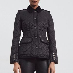 Burberry Women's Quilted Black Jacket US10